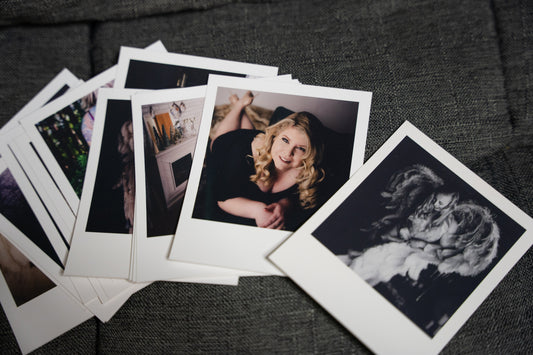 6 polaroid prints (minimum investment requirement)